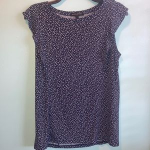 Navy and white Banana republic top sz S